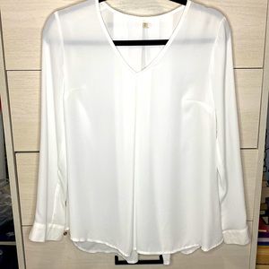White Polyester Blouse